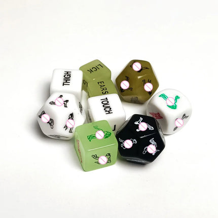 Russian Dice Russian Sex Dice Sex Toys For Couples Acrylic Erotic Toys Adult Sex Toys For Women Men Russian