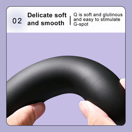 Flexible Liquid Silicone Dildo For Beginner Anal Plug Prostate Massager G Spot Personal Massage Tool Suction Cup Female Sex Toy