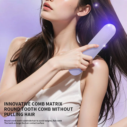 USB charging straight hair comb portable straightener 3-speed temperature control 60-minute standby time 20CM size