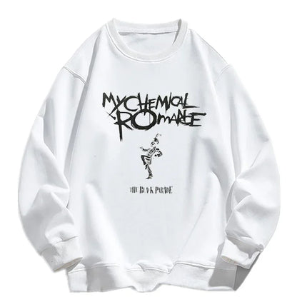 My Chemical Romance Mcr Band Printed Autumn Winter Hoodies Loose High Quality Comfortabled Punk Emo Rock Fashion Women's Tops