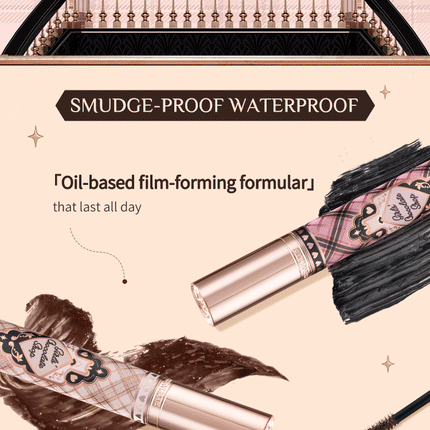 Flower Knows Lengthening Mascara Chocolate Wonder-Shop Series 3.5ml Mascara Eyelash Waterproof Makeup Women Beauty