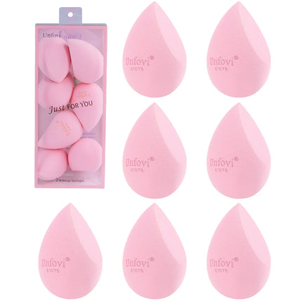 7-Pack Soft Makeup Sponge Set Cosmetic Egg for Easy Application Easy to Clean And Carry High-Quality Egg-shaped Sponges