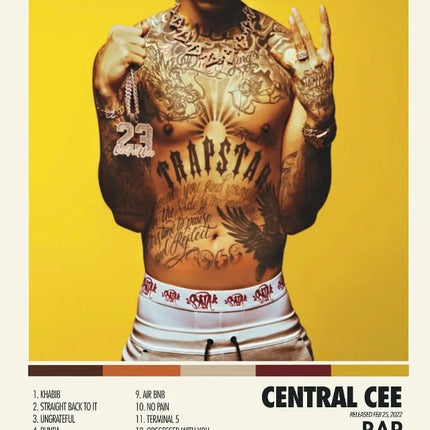 Popular Hip Hop Singer Album Covers Posters and Prints Canvas Printing Modern Wall Art Picture for Bedroom Home Decor Fans Gifts