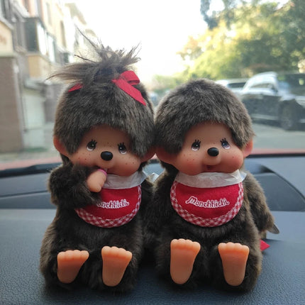 Monchhichi Plush Keychain Bag Hanging Accessories Kawaii Keychains Monkiki Doll Hanging Pendants Collection Birthday Gift モンチッチ