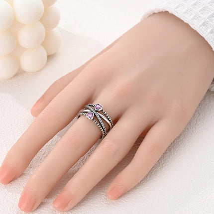 Fashion Original Luminous Firefly Rings 100% 925 Silver Eternal Heart-Shaped Zircon Rings Fine Wedding Engagement Jewelry Gifts