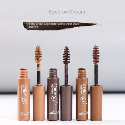 Brown Liquid Eyebrow Cream Long Lasting Natural Eyebrow Pencil Mascara Quick-drying Paint Eyebrow Gel Women Makeup