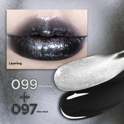 HYNTOOR 3D Mirror Lip Glaze - Future Fantasy Planet, Shining Bright Color Lip Gloss, Removes Dead Skin and Fades Lip Lines, Lip Care Makeup