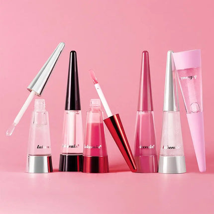 Original Soft Pink Crystal Spicy Shine Lip Plumper High-Shine Lasting Moisturizing Lip Oil Hydrate Smooth Nourish Instant Plump