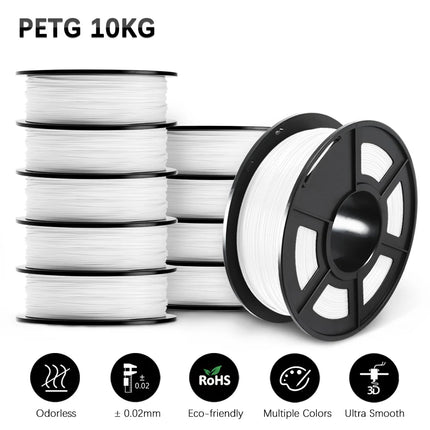 SUNLU 3D Filament PLA/PLA META/PETG/ABS/TPU/PLA MATTE 1.75mm 10Roll 1KG/0.5KG 3D Printer Filament for 3D Printer