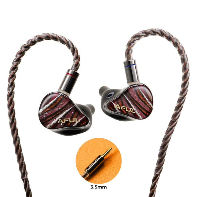 AFUL Performer 8S HiFi Earphones 1DD+6BA+1Passive Radiator+1Micro Planar In-ear Wired Headphone Music Earbud IEM AFUL P8S HiFiGo