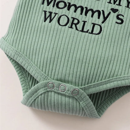 Newborn Baby Girl 3PCS Clothes Set Letters Short Sleeve Romper+Flowers Pant+Bowknot Headband Summer Lovely Outfit