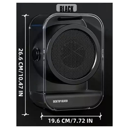 B83B-PTC Quick Heating Desktop Fan Heater For Winter-Portable For Home& Office Use Appliance EU Plug