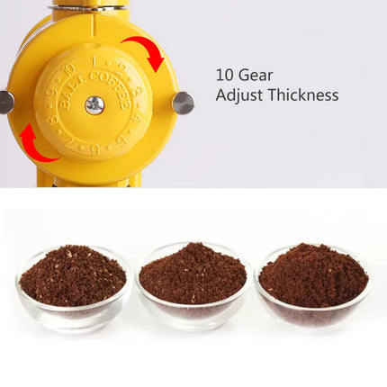 Professional Electric Coffee Grinder Automatic 10 Gear Adjustable 200W Ghost Teeth Burr Coffee Beans Grinding Machine N520