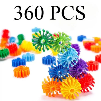 420 DIY round building blocks, character bricks, educational and creative children's educational toys, children's DIY gifts