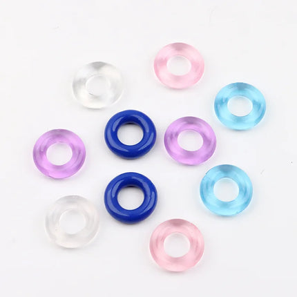 3pcs Crystal Cock Ring Delay Ejaculation Penis Rings For Men Male Flirting Adult Supplies Sex Toys 18+