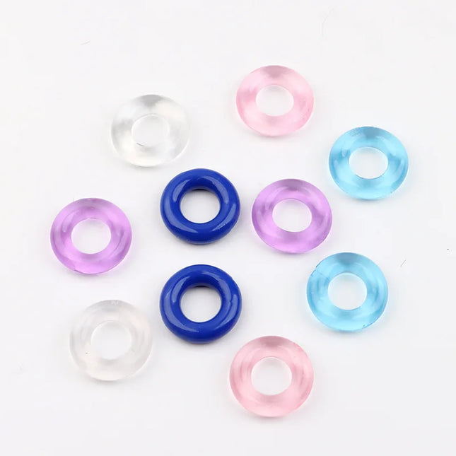 3pcs Crystal Cock Ring Delay Ejaculation Penis Rings For Men Male Flirting Adult Supplies Sex Toys 18+