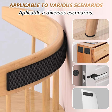 Non Slip Furniture Pads Self Adhesive Rubber Furniture Leg Protectors Heavy Duty Floor Protectors for Chairs Tables Sofas Floors