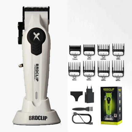 BRDCLIP Professional Hair Clippers Rechargeable Hair Trimmer Charging Base Haircut Machine DLC Blade Clippers For man BRD-FA1C