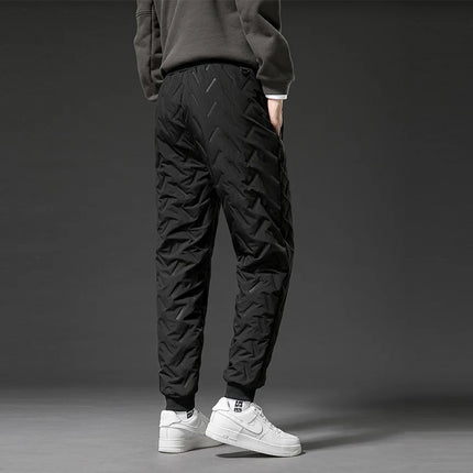 New Big Size Winter Pant Men Thick Fleece Lined Jogger Cotton Padded Warm Work Trouser Male Plus Large Sweatpant 9XL 10XL Autumn