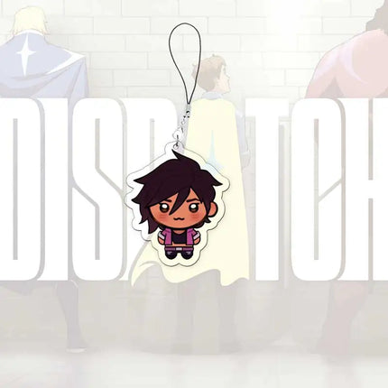 DISPATCH Z-Team Mobile Phone Charms Acrylic Small Pendant Blazer Robert Robertson Invisigal  Phone Chain Ring Fans Friends Gift