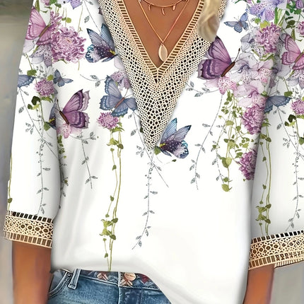 Plus Size Temperament Loose Woman Shirt Fashion Casual Blouse Elegant Long Sleeve Woman Shirt Holiday Weekend Top