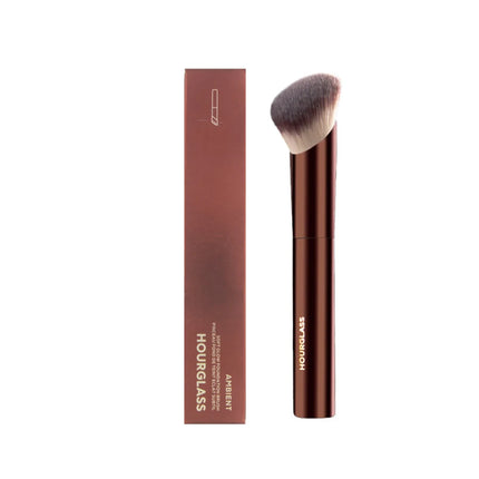 1pc Hourglass Powder Contour Makeup brushes Foundation Blusher Make up brush metal handle Concealer Bronzer high end with box