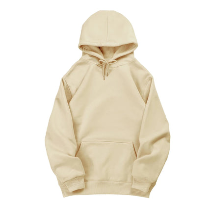 Autumn Winter Thicken Hoodies Fleece Warm Hoodie Men Women Casual Solid Color Sweatshirts Harajuku Long Sleeve Pullover Unisex