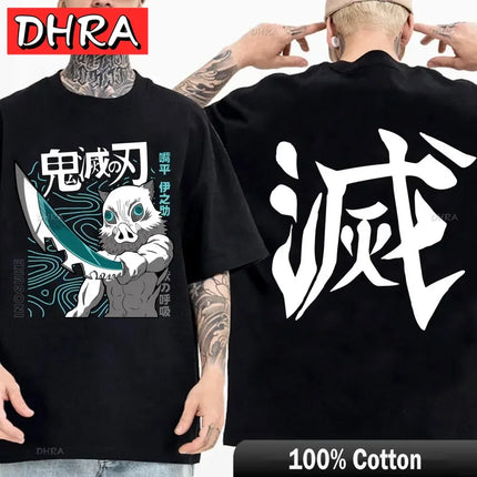 Demon Slayer T Shirt Nezuko Tshirt Women Kimetsu No Yaiba Top Tees Japanese Anime Tanjirou Kamado Tops Manga Harajuku T-shirt