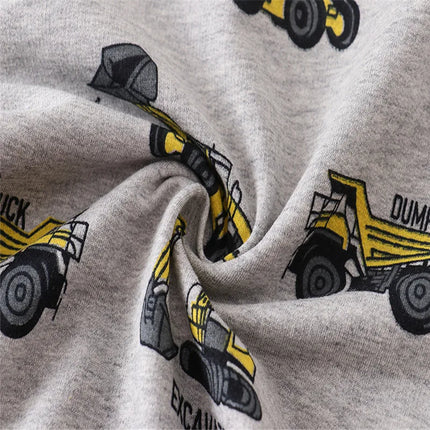 Jumping Meters 2-7T Fashion Boys Sweatshirts Autumn Cars Print Long Sleeve Toddler Kids Costume  Spring Hooded Shirts