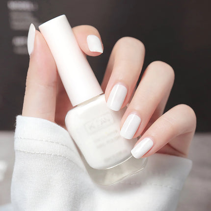 16 Colors Water-Based Nail Polish Set 10ml Nude Red Pink Peel-Off Air-Dry Nail Art Polish Kit Manicure No Need Lamp