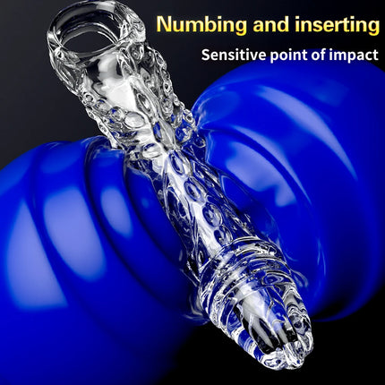 Bullet Vibrator Ring Clear Cock Ring Extender Reusable Penis Sleeve Ultra-Soft Enlarger for Couples Vibrating Dildo Sex Toys Men