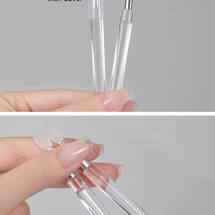 1/3/10pcs Portable Silicone Lip Brush with Cover Soft Multifunction Lip Balm Applicator Lipstick Lipgloss Makeup Brush Reusable