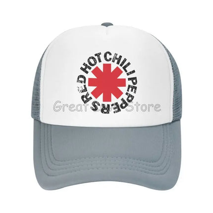 Red Hot Chili Print Baseball Cap Peppers Cool Funny Breathable Mesh Cap Outdoor Summer Sun Hats Unisex Adjustable Snapback Hat