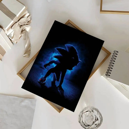 Sonic Self-adhesive Poster Sticker Waterproof / Sonic Self-adhesive Poster Sticker