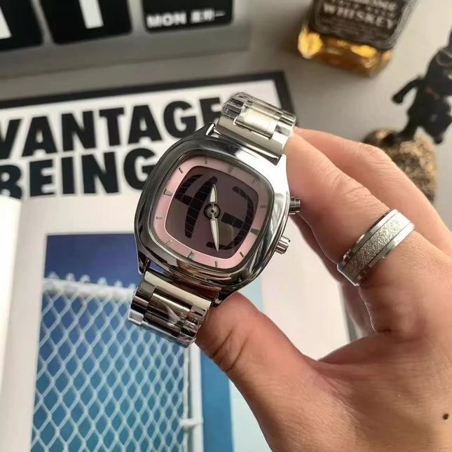 Fashion Digital Display Dynamic Watch Vintage y2k Waterproof Quartz Wristwatch for men Square Shape Cool watches reloj hombre