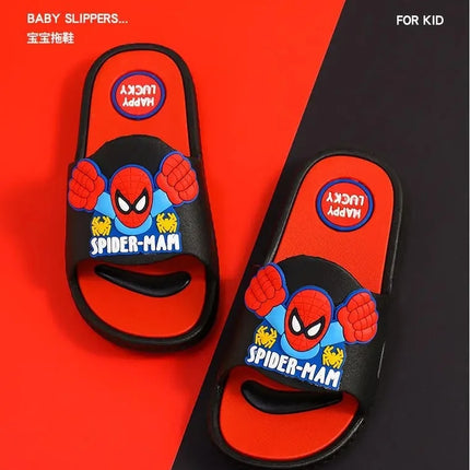 Children's Slippers Cartoon Boys' Summer Home Shoes Boys Sandals Waterproof Anti-slip Kids Garden Shoes Size 24-39