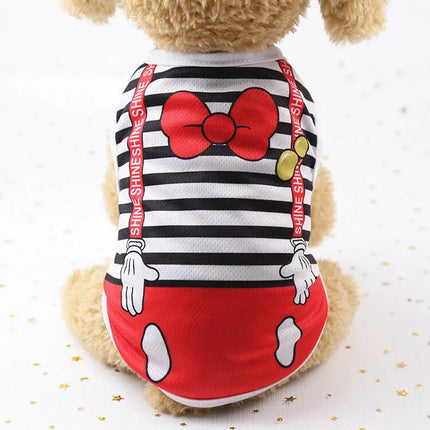 Dog Cat Puppy Kitten Pet Cartoon Spring Summer Autumn Cotton Clothes Clothing Vests Coats Jackets Shirt Dresses Costume