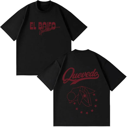 Summer Short-sleeved QUEVEDO EL BAIFO Album 2026 Tour Print T Shirt Men Women Fashion T-shirt Cotton Casual Vintage T-shirts Top