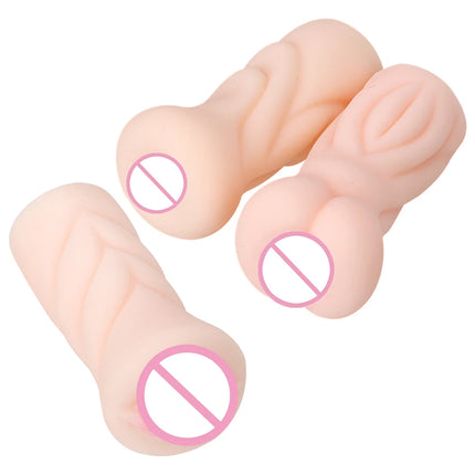 Classic Silicone Male Masturbator Artificial Mouth Anal Vaginal For Men 18 Penis Pump Glans Sucker Real Pussy Sex Toys Erotic