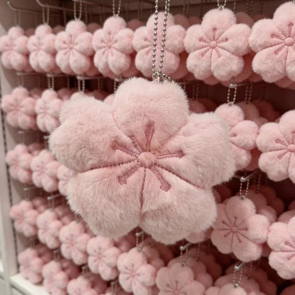 2026 Pendant Small Accessories Girl Cherry Blossom Healing Plush Pendant Keychain