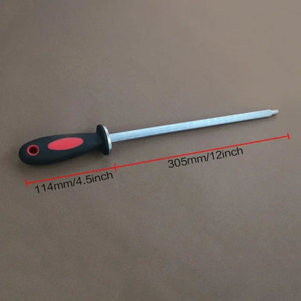 Diamond Sharpening Rod Tungsten Steel Carbon Steel  Kitchen Gadgets Slaughterhouse Butcher Ceramic Household Knife Sharpener