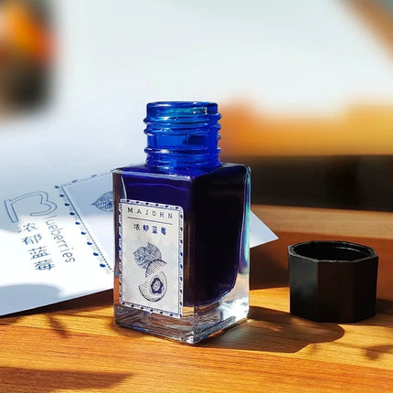 MAJOHN 18/50ml Fountain Pen Ink Cartridge Refill Various Color Glass Bottled Fountain Pen Ink Stationery Office School Supplies