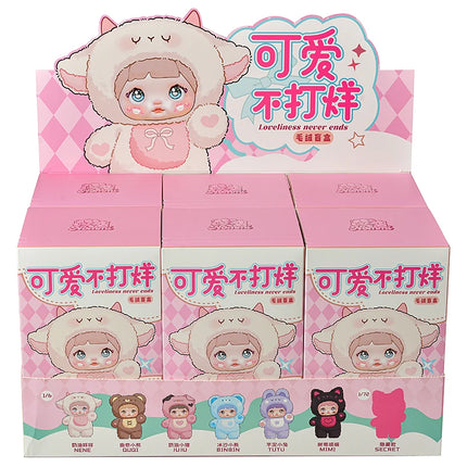 Genuine Original Nommi Loveliness Never End Series Blind Box Cute Vinyl Plush Doll Nommi Anime Figure Pendant Toys For Girl Gift