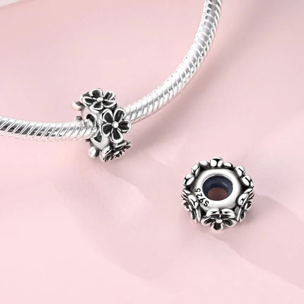 Spring Charms Beads Pendant 925 Sterling Silver Flower Butterfly Dragonfly Mushroom Charms Fit Bracelet Woman Man DIY Jewelry