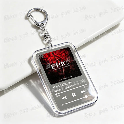 Music Epic The Musical Keychain for Women Accessories Bag Odysseus Poseidon Greek Mythology Album Keyings Jewelry Gifts