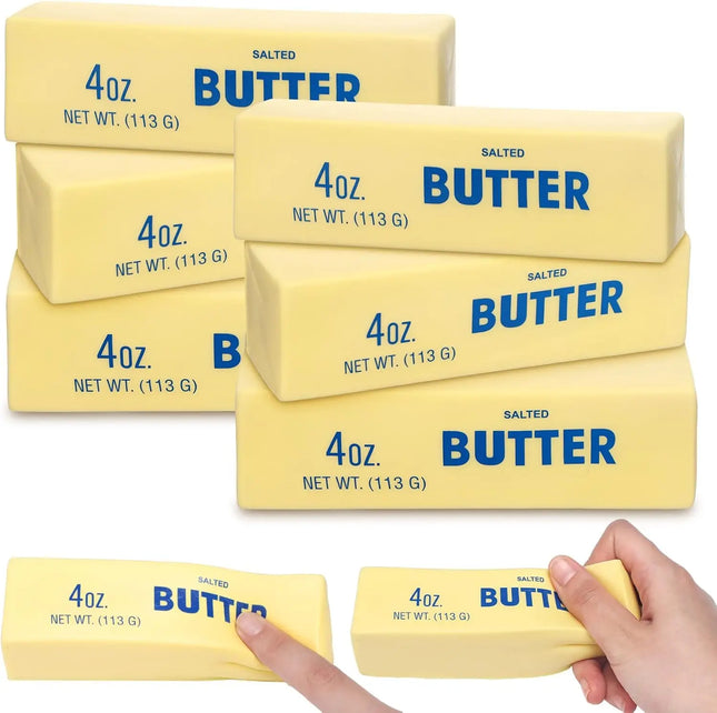 1/8/16PCS 13.5cm Butter Sticks Squishy Toys Push Stress Relief Slow Rebound Sensory Toy Bulk  for Adults Kids Autism Gifts