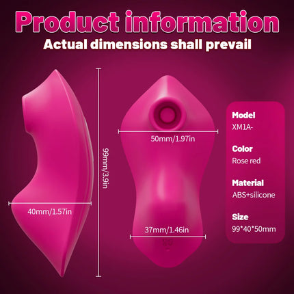 Wearable Sucking Vibrator 9 Modes APP Control Sucker Vibrator Vagina Clitoris Stimulator Double motor Oral Sex Toys for Women