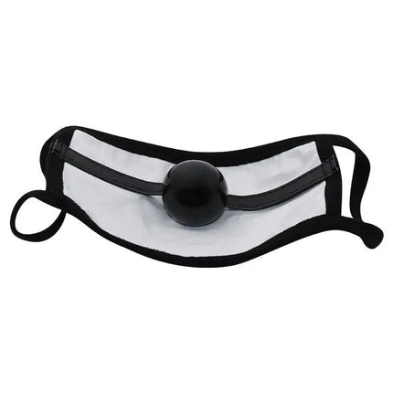 Outdoor Wearing Mouth Ball Gag Mask Silicone Dildo Gag In Mouth Removable Gag Face Mask Slave Training Sex Toys Tool
