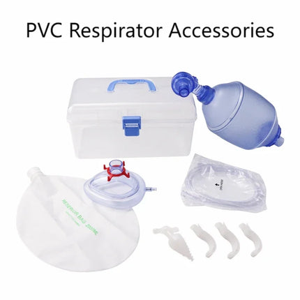 Califed First Aid Equipments PVC Manual Resuscitator Outdoor Rescue Tools Suitable For Infant Child And Adult