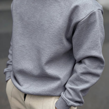 Mens Soft Autumn Sweatshirts Street Business Pullovers Comfortable Basics Tops Sport Casual Sportswears Daily All-Match Clothing